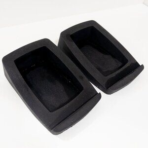 Audioengine Desktop Speaker Stands Tilted Black 3.75" x 6.25" x 1.75" DS1 Used